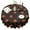 Black Halloween Pumpkins, variant on Black Halloween Spider Webs Round Tablecloth 60"x60",Wrinkle Wipeable Table Cloth for Kitchen Dining Room Picnic Patio Party