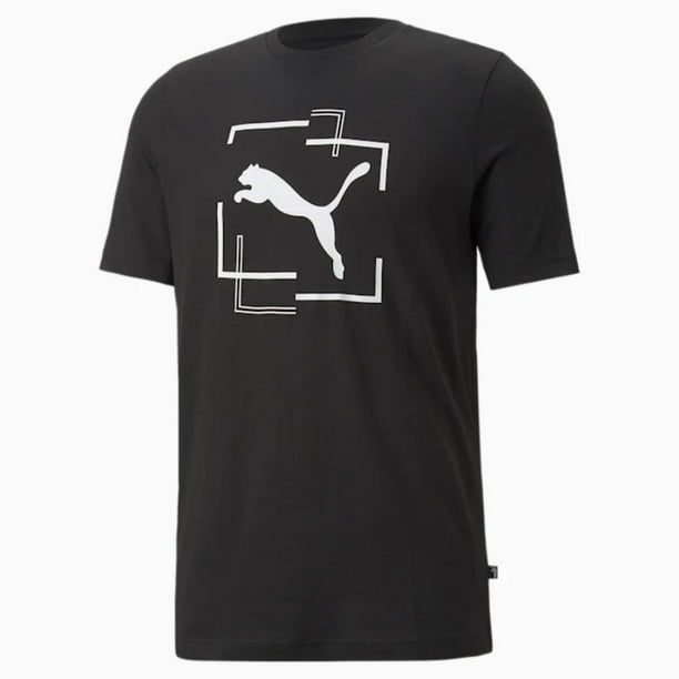 Playera Puma Cat Graphic Tee para Hombre 671742-01 negro S Puma 671742-01 PLAY. CAT GRAPHIC TEE