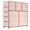 Pink, variant on Drawer Wood Dresser with 12 Drawers, Sturdy Steel Frame, Storage Dresser for Bedroom, Rustic Brown