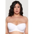 thumbnail image 5 of Womens Plus Size Laser Cut Seamless Balconette Bra | Convertible to Strapless, 5 of 7