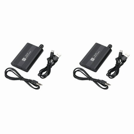 2X HiFi Headphone Amplifier Mini 16-300Ω Earphone Amp 3.5mm AUX Audio Receiver Music Player Earphone Amplifier