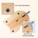 thumbnail image 4 of Tablero de Cribbage de Madera con 3 Pistas GSE Juegos & Deportes Experto 24x18cm, 4 of 7