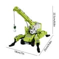 thumbnail image 7 of Yyuenw Crane Truck Toy for Boys Simulation Model, Educational Construction Toys, Perfect Christmas Birthday Gifts for Kid Ages 3 4 5 6 7 8 Years Old, 7 of 7