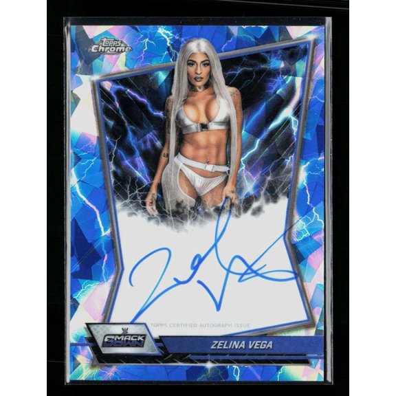 Collectible 2026 Topps Chrome WWE Zelina Vega Auto #BBA-ZEL Trading Card Autographed Wrestling Trading Card