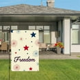 thumbnail image 3 of AMHNF Freedom Linen Garden Flag 12x18 inch, Memorial Day Independence Day Yard Flag for Spring Summer Home Outdoor Garden Decoration, 3 of 5