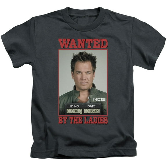 Ncis Wanted Youth 18/1 T-Shirt Charcoal