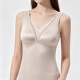 thumbnail image 2 of asjyhkr Tank Tops for Women Fleece Thermal Undershirt Casual Daily Fall Winter Baselayer Sleepwear Tops with Built in Bra(X-Large,Gray), 2 of 5