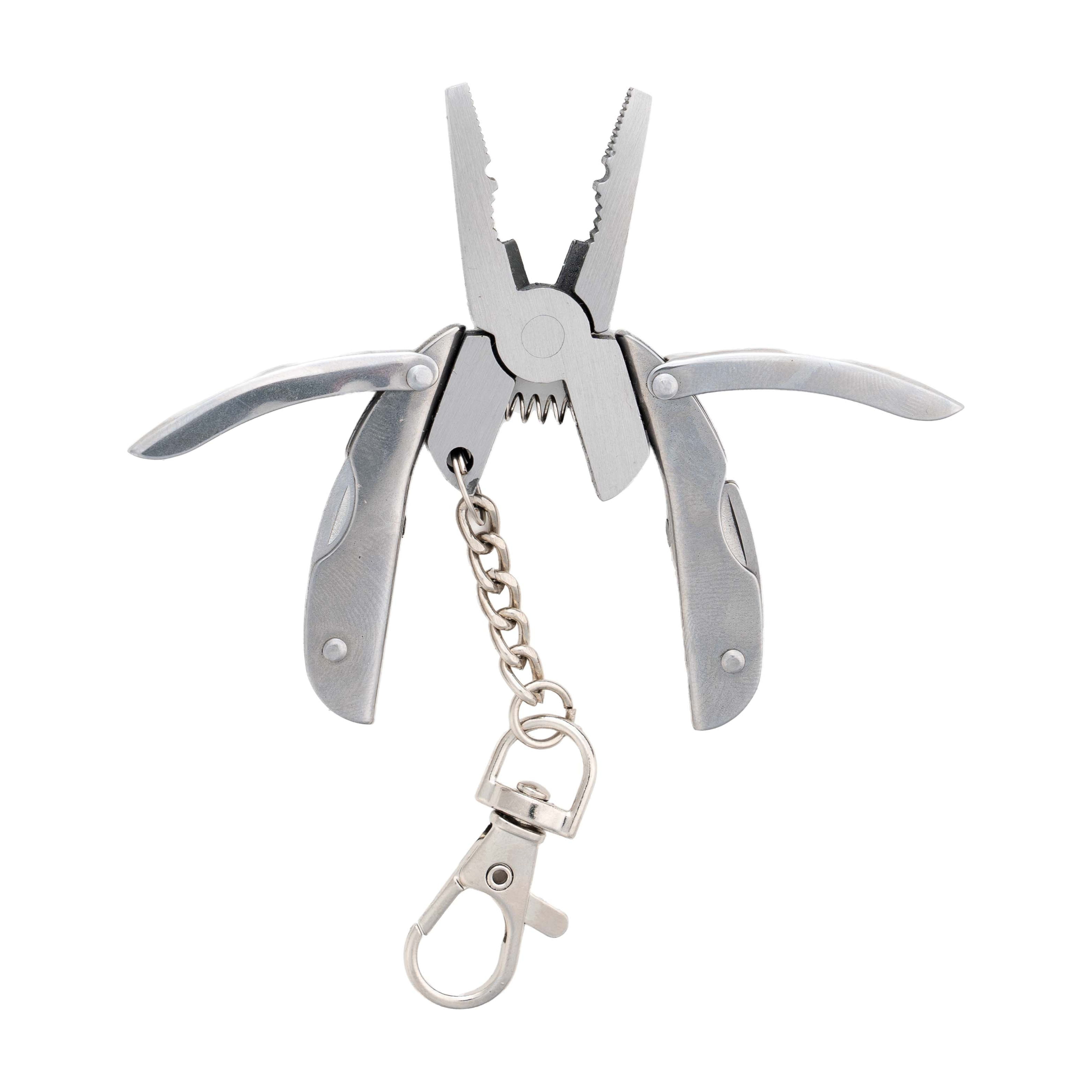 (3 pack) Ozark Trail 9 in 1 Mini Fishing Multi Tool, Compact Stainless Steel Multi Function Pliers for Outdoor Use