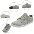 thumbnail image 7 of Ramiter Barefoot Minimalist Shoes Womens Wide Width Fashion Sneaker Grey,8.5, 7 of 7