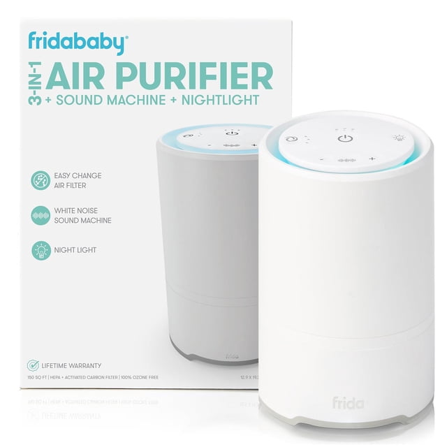 Purificador de Aire Frida Baby Blanco 3 en 1 con Sonido y Luz de Noche Frida Baby NA