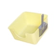 thumbnail image 1 of Caja de arena para gatos fácil de limpiar con pala para gatos de interior Bandeja de arena para mascotas con parte abierta Amarillo, 1 of 8