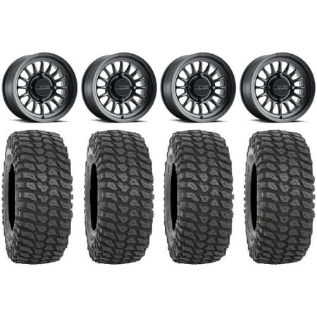 Method 411 15 Black (5+2) Wheels 33 XCR350 Tires Can-Am Maverick X3 / Honda Pioneer 1000 / Talon Method 411 15 Black (5+2) Wheels 33 XCR350 Tires Can-Am Maverick X3 / Honda Pioneer 1000 / Talon