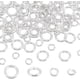 thumbnail image 1 of 100Pcs 925 Sterling Silver Jump Rings Silver 2.5~4x0.5~0.7mm, 1 of 5