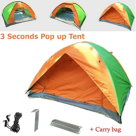 iMeshbean Pop Up 2-3 Person Camping Mesh-Top Beach Tent Shelter UPF 50+ with Carry Bag