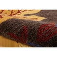 thumbnail image 4 of Nourison  Applique Chocolate Area Rug (7'6 x 9'6) - 7'6" x 9'6", 4 of 5