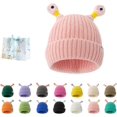 thumbnail image 1 of Gorro de punto con LED de pequeño monstruo, lindo gorro de punto con LED, sombrero de monstruo de tentáculos, gorro retráctil, 1 of 3
