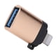 thumbnail image 5 of Adaptador convertidor OTG USB 3.0 para transmisión de datos de carga rápida, compatible con teléfonos iOS (dorado), 5 of 12