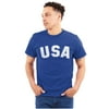 United States of America USA Patriot Men's Graphic T Shirt Tees Brisco Brands 3X