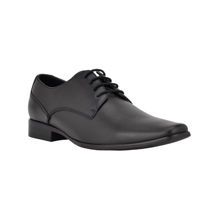 Calvin Klein Brodie 2 Men's Leather Lace-Up Plain Toe Oxfords