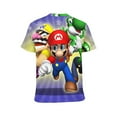 thumbnail image 3 of Bros Luigi Unisex Short-sleeve Shirt For Men Women Novelty 3D Print T-Shirt Soft Comfortable Tee Shirts, 3 of 7