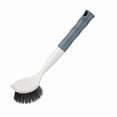 thumbnail image 2 of Round Sink Scrub Brush With Black Touch Handle, Heavy Duty Non Greasy Dishwashing Tool For Pots Pans Dishes, Ergonomic Grip For Comfortable Cleaning, Durable Bristles, Fast Everyday Kitchen Use, 2 of 5