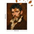 thumbnail image 3 of Antique Gentleman Portrait Canvas Print, Vintage Moody Rustic Fine Art, Classic Wall Decor, 3 of 8