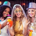 thumbnail image 3 of OUNONA  Bridal Glasses Bride Wedding Props Oval Child The Party Golden, 3 of 8