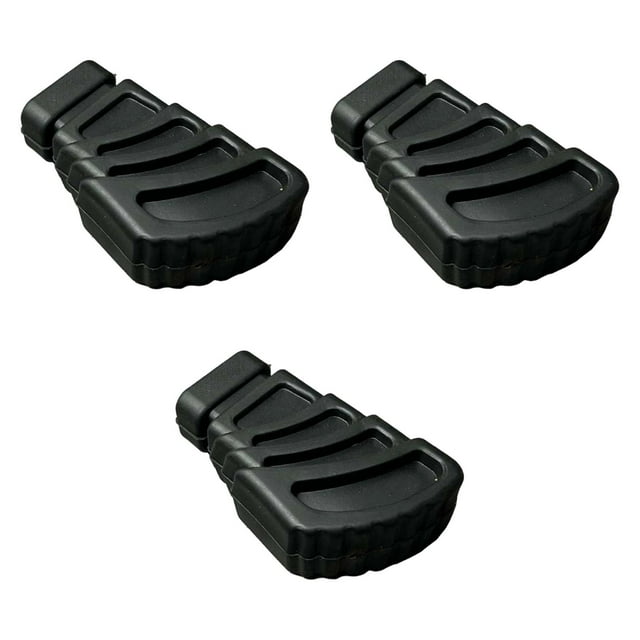 3 piezas de pies de soporte de batería, pies de goma de repuesto para batería, accesorios para soporte de batería Estilo D
