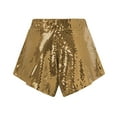 thumbnail image 5 of Hienoo Women's Sparkly Sequins High Waist Shorts for Stage Performance Dancing, Sizes S-XL, 5 of 5