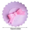 thumbnail image 2 of Cup Lid*1 Clearance! Bowknot Silicone Cup Lids Leakproof Coffee Mug Suction Lid Cap Airtight Seal Cup Cover, 2 of 3