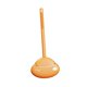 thumbnail image 1 of Cepillo de inodoro de tamaño compacto con cerdas de silicona para montaje en pared. naranja, 1 of 9