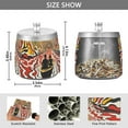 thumbnail image 2 of Yayeee Ashtray with Lid for Cigarette Smokeless Stainless Steel Home Ash Holder, Abstract Boat Ride, 2 of 7