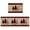 Christmas Tree Brown, variant on Kitchen Rugs Set of 2 Cartoon Chef Buffalo Plaid Kitchen Mats Rugs Non Skid Washable Anti Fatiguee Kitchen Theme Doormat Carpet for Bedroom Bathroom Living Room 15.7x23.6in+15.7x47.2in