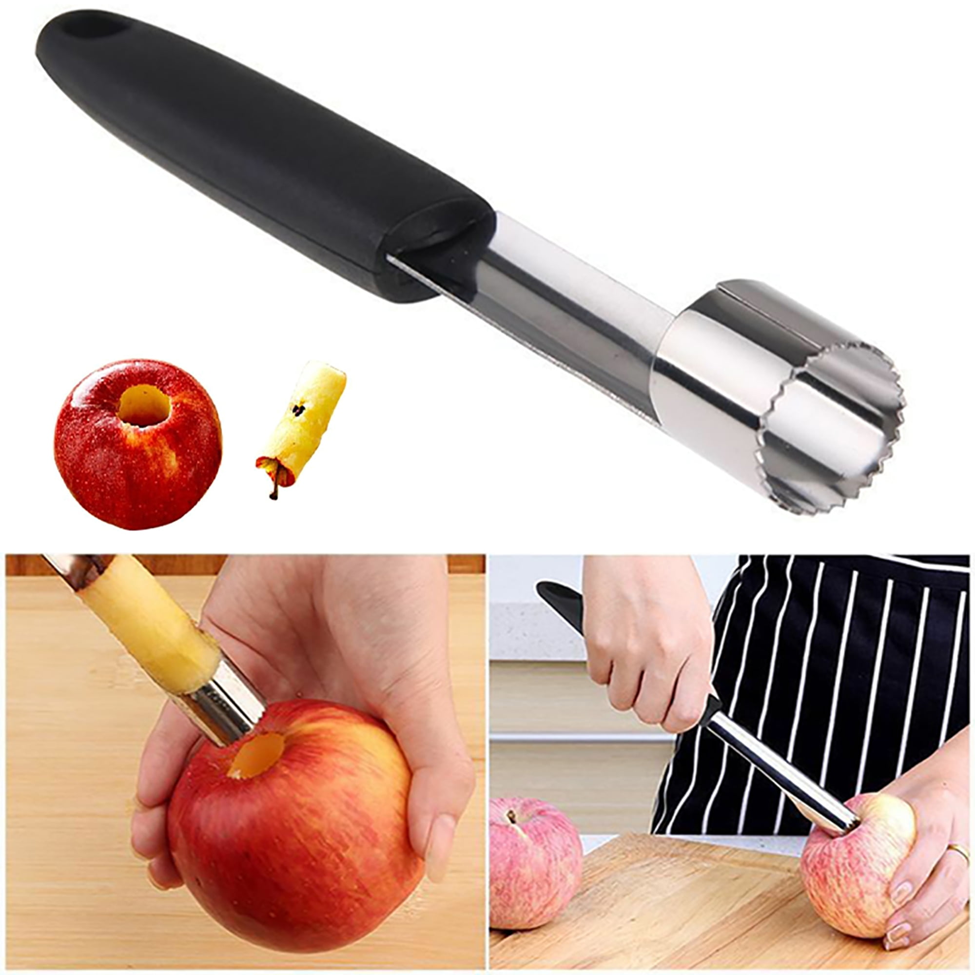 Stainless Steel Fruit Apple Pear Core Seed Remover Easy Twist Tool Walmart Com Walmart Com