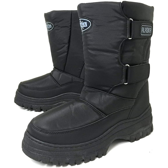 Men's Snow Boots Nylon Warm Lined Cold Weather Winter Boots