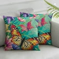 thumbnail image 3 of Throw Pillow Covers Decor Flower with Decorative Square Pillow Case Outdoor Cushion Cover for Home Sofa Couch (Floral-HD), 3 of 7