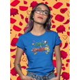 thumbnail image 2 of Cinco De Mayo Cartoon Mascots Shaped T-Shirt Women -Image by Shutterstock, Female XX-Large, 2 of 4