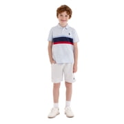 U.S. Polo Assn. Boys Stripe Jersey Polo Shirt, Sizes 4-18
