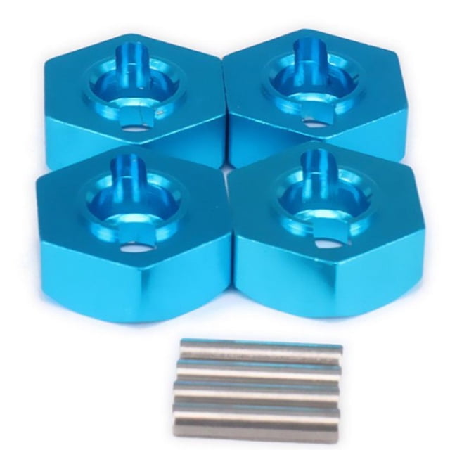 Montaje hexagonal de rueda Bewildely para coche RC 1/10 RGT 86100 86100JC FTX5579 Azul oscuro