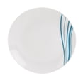 thumbnail image 6 of Tabletops Gallery 12 Piece Marina White Teal Ceramic Dinnerware Set, Round Dinner Plates Dishes Bowls, Service for 4, 6 of 7