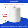 thumbnail image 2 of Rollo de papel térmico Rollxy de 3,125 x 230 cm, 48 g, sin BPA, 50 rollos, 2 of 6