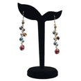 thumbnail image 1 of 2X Velvet Earring Display Stand Props Stud Earrings Holder Rack Storage 12CMx7CM(Black), 1 of 6