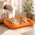 thumbnail image 6 of Linnome Cozy Oxford Cloth Pet Bed Water-Repellent Warm - All-Season Non-Stick Hair Cat Dog Bed with Grip Dots - Waterproof Fabric Pet Cushion for Indoor Small Cats Dogs, 6 of 7