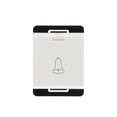 thumbnail image 1 of Interruptor Pulsador Leviton 1/2" Blanco Policarbonato, 1 of 3
