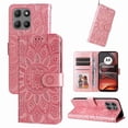 thumbnail image 5 of Funda tipo cartera GANGXUN para Motorola Moto G15 Power , diseño girasol, cuero PU, soporte, cierre magnético, tarjetero, 5 of 5