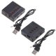 thumbnail image 2 of 3.7V 1800mAh Lipo Battery 903048 Li-ion Battery/Charger RC Quadcopter Repair Spare Parts for KY601S H11D H11C RC Drones, 2 of 5