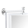 thumbnail image 6 of TEHOME Chrome Beveled Rectangle Pivot-N-View Bathroom Vanity Mirror 14x22", 6 of 7