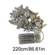 thumbnail image 3 of Guirnalda de luces LED con forma de hojas | 20 luces LED de color blanco cálido para dormitorio y decoración del hogar | Cable flexible de 227 cm para cabecero, bodas, fiestas y decoración navideña, 3 of 6