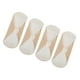 thumbnail image 4 of 4 piezas de compresas menstruales transpirables, lavables, portátiles, suaves, absorbentes, de algodón, reutilizables, color piel, S, 4 of 15