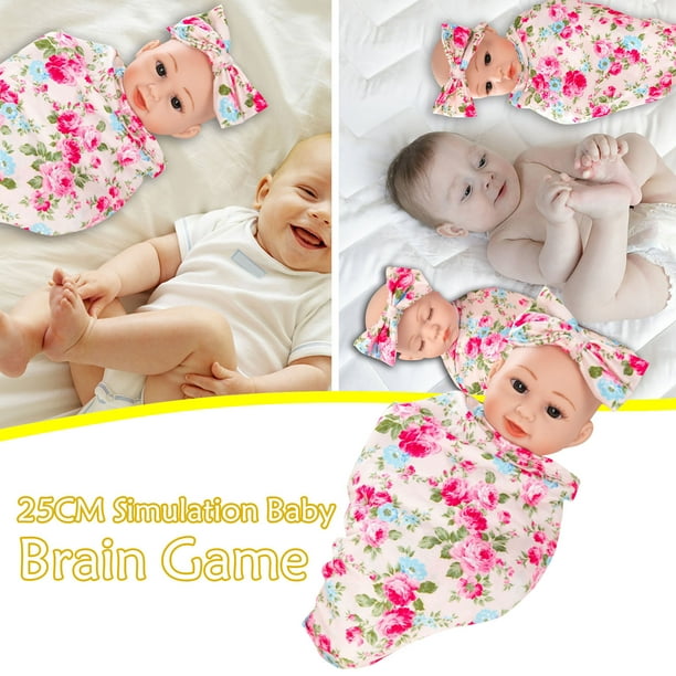 25cm Doll Simulation Baby Vinyl Soft Doll Children's Educational Toys